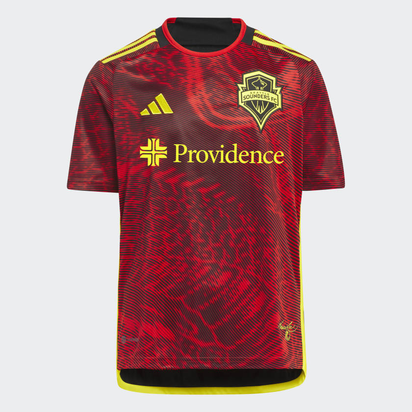 adidas Seattle Sounders FC 23/24 Away Jersey - Red | Kids' Soccer | adidas  US