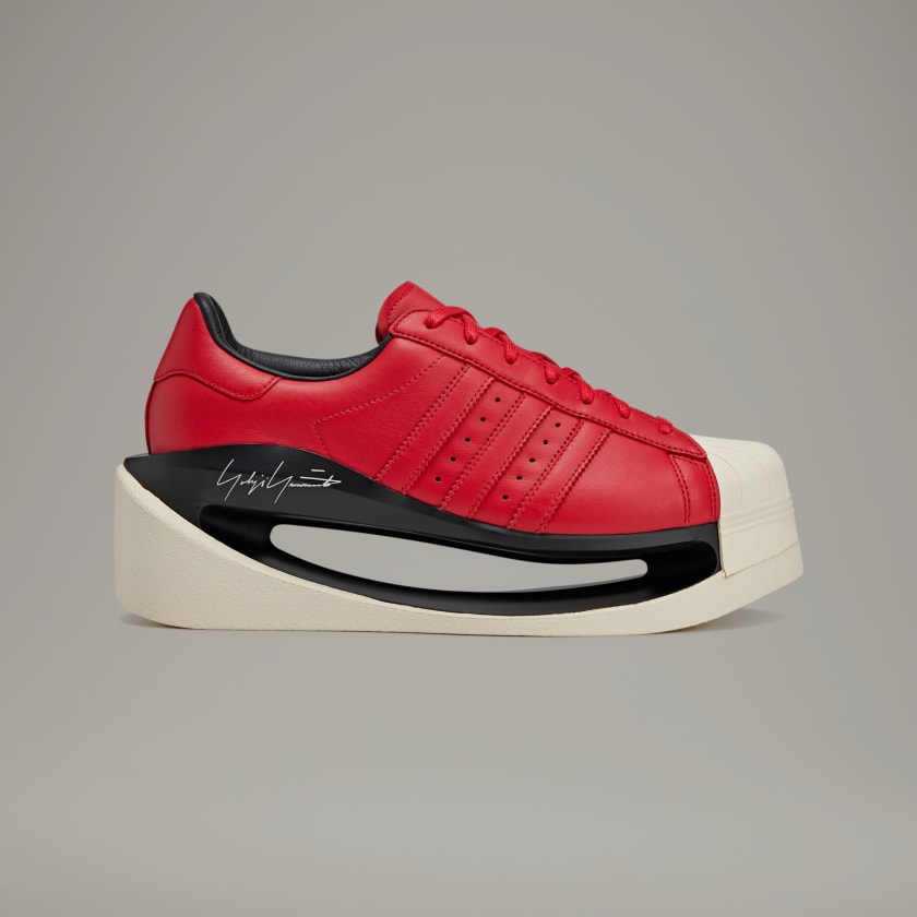 adidas Y-3 Gendo Superstar Shoes - Red | Free Shipping with