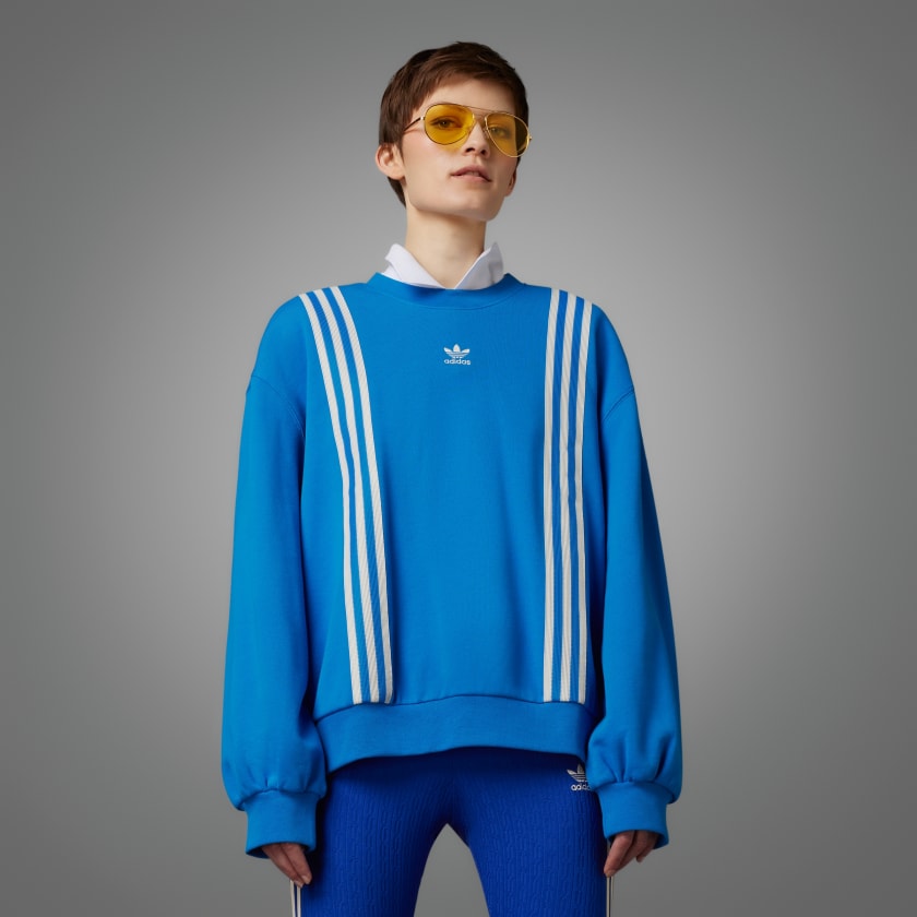 3-Stripes - Women\'s Blue | 70s adidas adidas US Lifestyle Sweatshirt Adicolor |