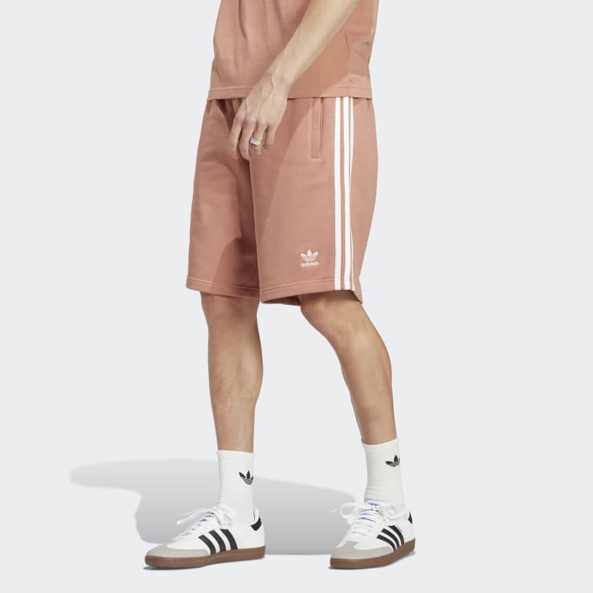 adidas Adicolor Classics 3-Stripes Sweat Shorts - Brown | Men\'s Lifestyle |  adidas US