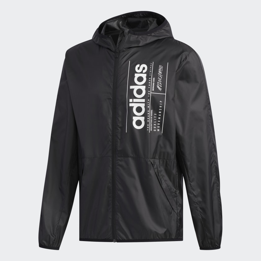 adidas Brilliant Basics Windbreaker Black adidas Philippines