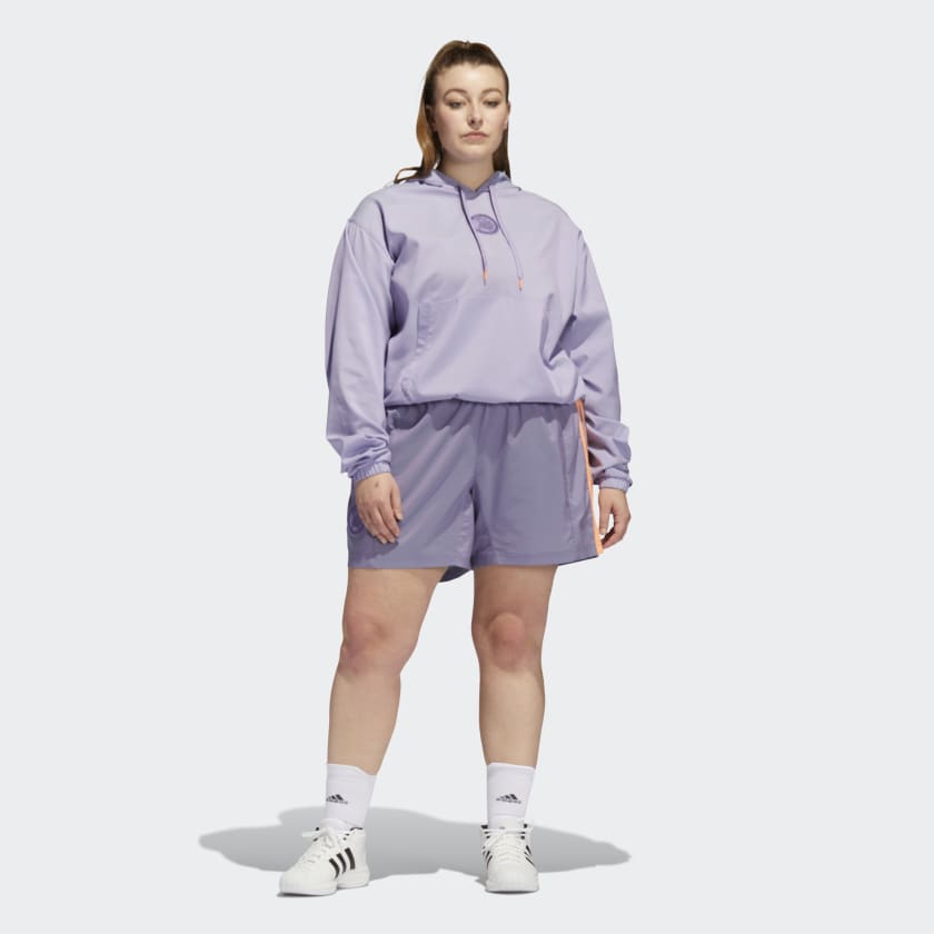 Adidas Hoop York City Pinned Shorts (Plus Size)