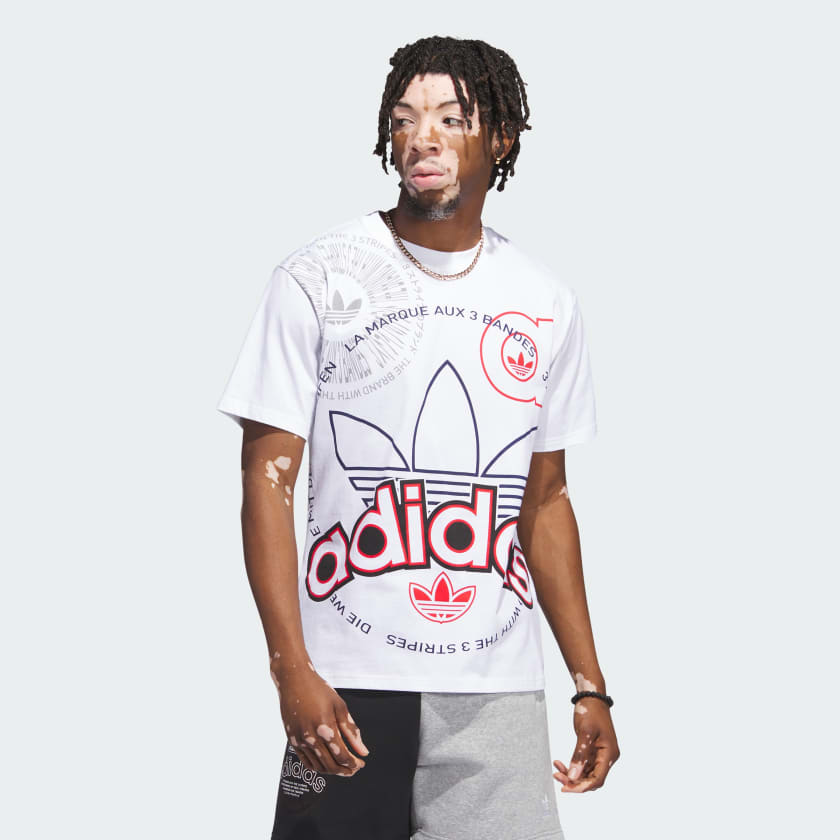 Multi logo tee cheap