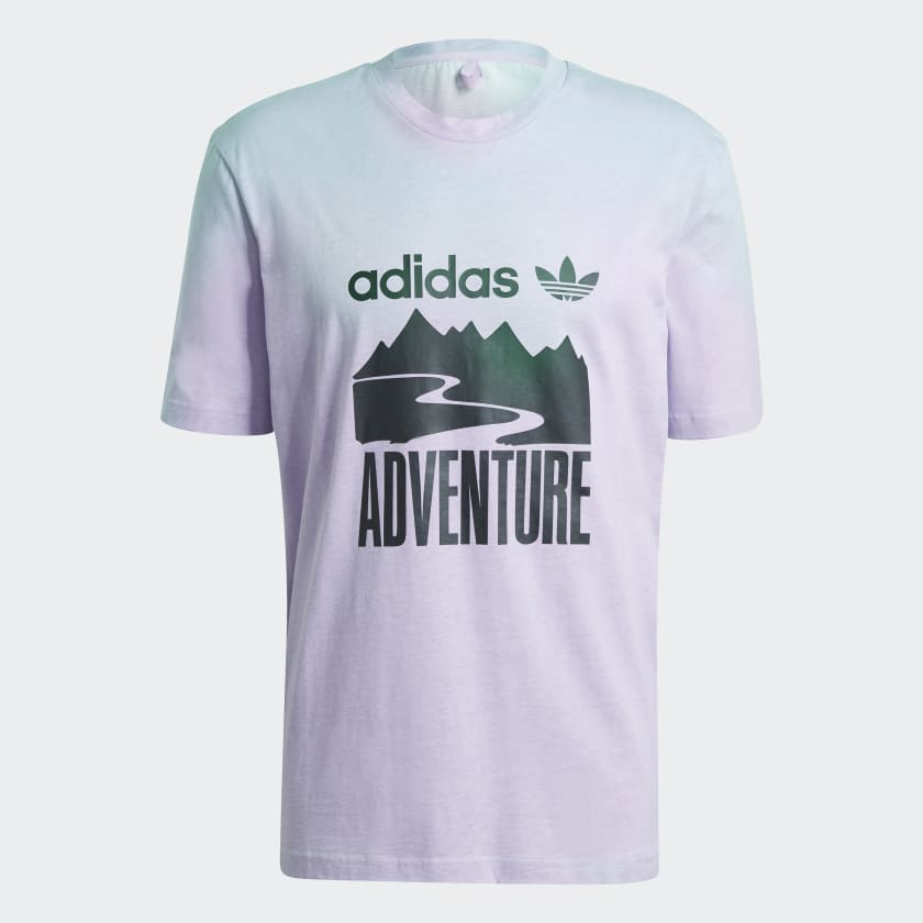 adidas Adventure Heat Reactive Color Change Mountain Tee Purple adidas New Zealand