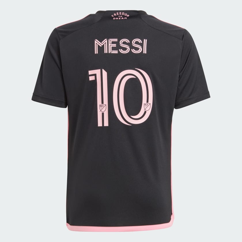 adidas Inter Miami CF 23 24 Messi Away Jersey Kids Black adidas New Zealand