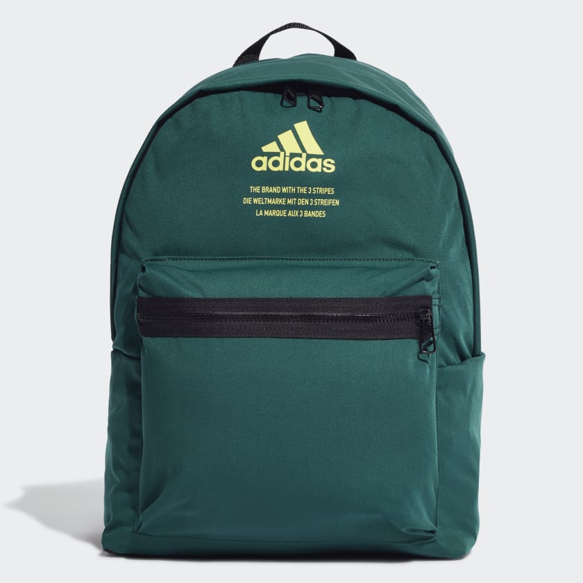 adidas Classic Fabric Backpack - Green | adidas New Zealand