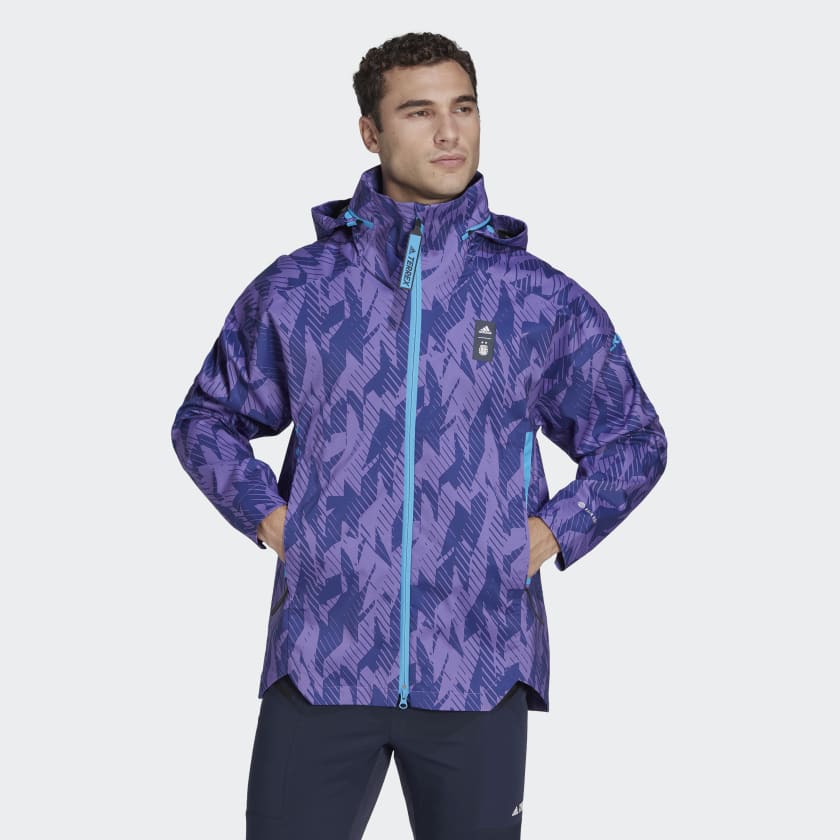 Campera impermeable hombre 2025 adidas