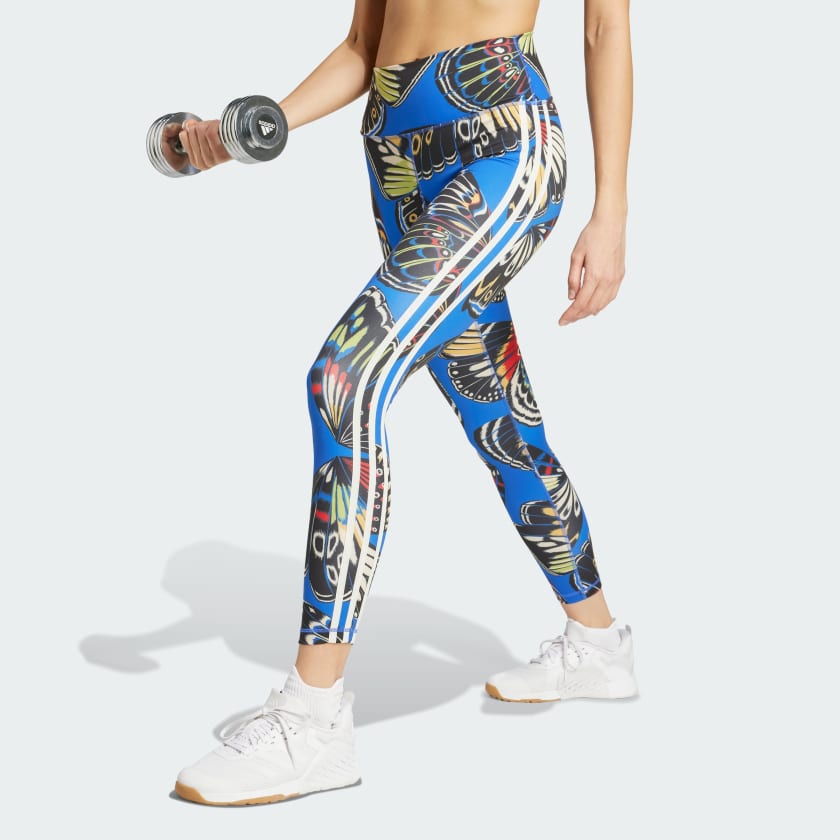 最新☆アディダス☆レギンス☆ADIDAS X FARM RIO 7/8 LEGGINGS adidas x FARM Rio 7/8 Leggings - Blue | Free Shipping with