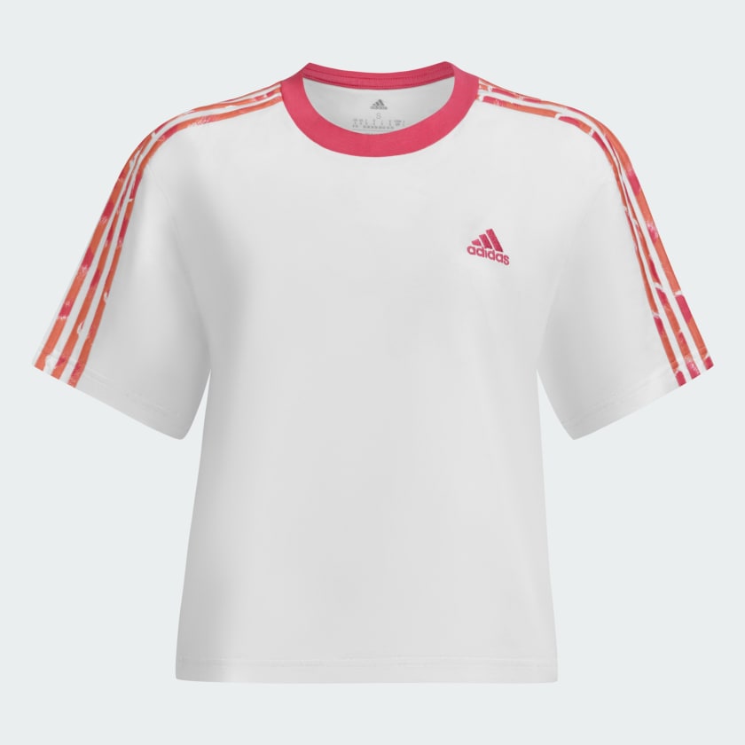 adidas Remera Corta Essentials 3 Tiras Tejido Jersey Blanco adidas Argentina
