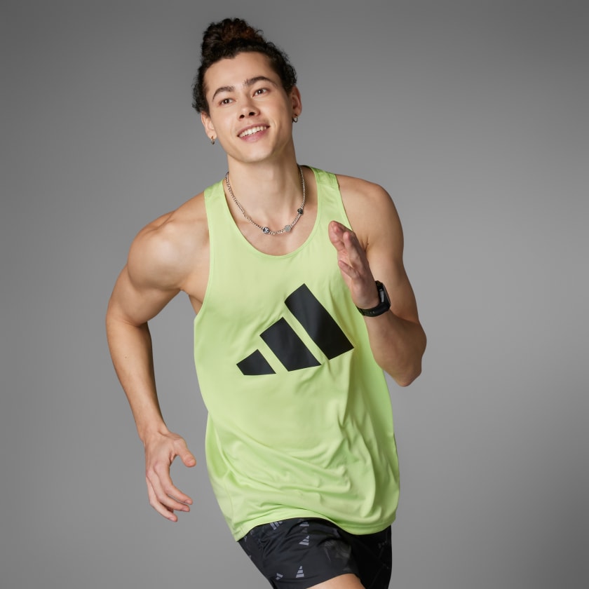 adidas Playera sin Mangas Run It Verde adidas Mexico