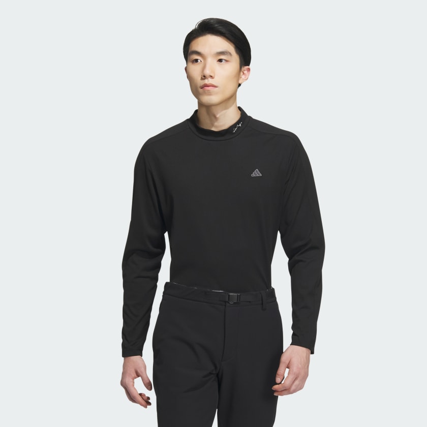 Adidas mock 2025 neck golf shirts