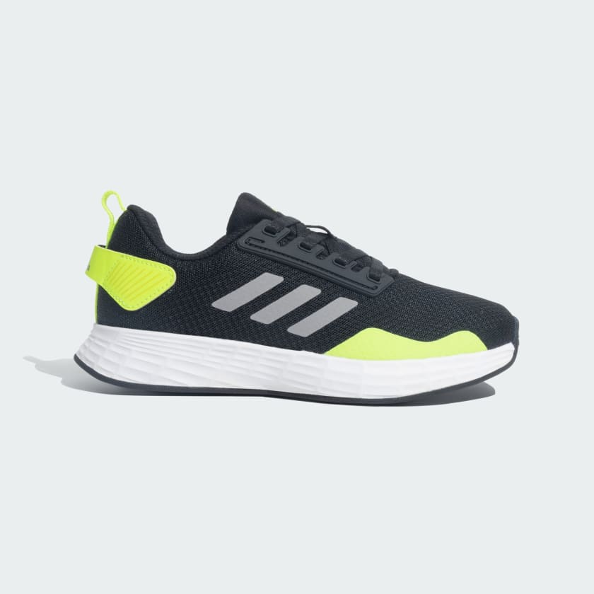 Adidas men s questar ride shop running shoes black white yellow