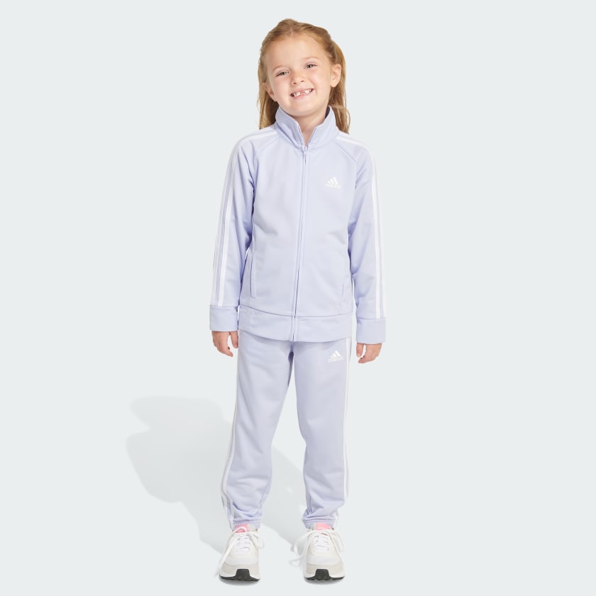 adidas REPL GIRL TRICOT TRACK SET Purple Free Shipping with adiClub adidas US