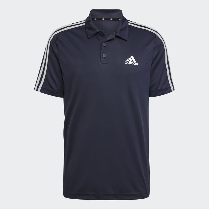 Polo con Cuello Primeblue Designed To Move Sport 3 Tiras Azul adidas adidas Peru