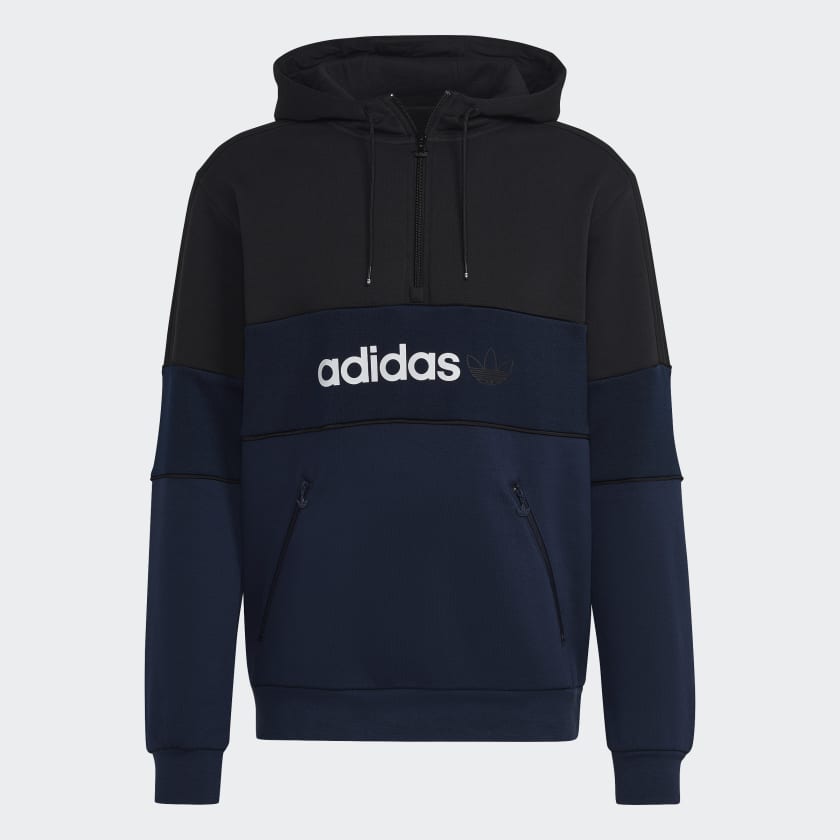 adidas Itasca 20 Half Zip Hoodie Black adidas New Zealand