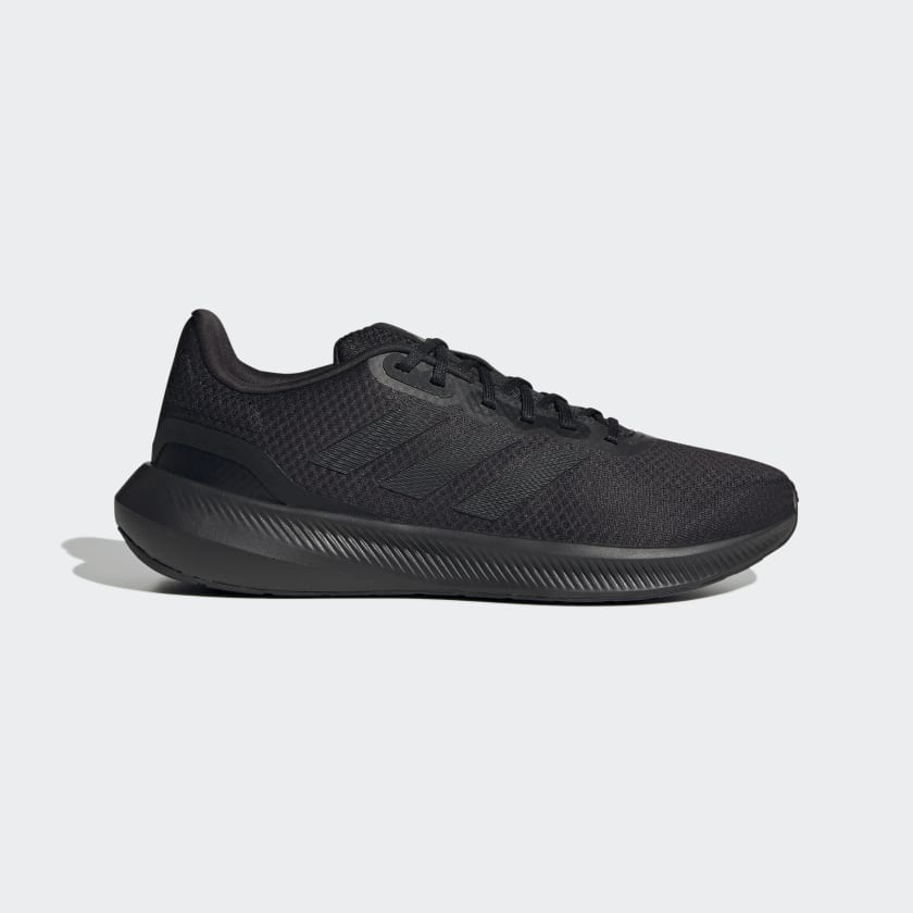 adidas Men's Running RunFalcon Wide 3 Running Shoes - Black | Free ...