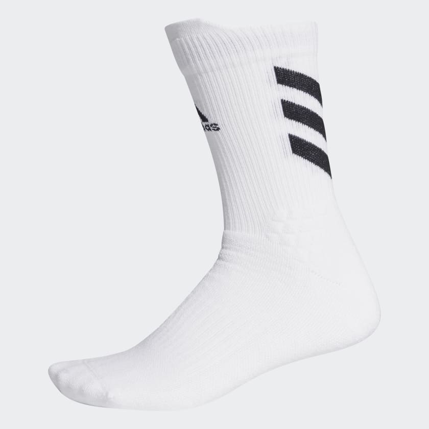 adidas Alphaskin Crew Socks - White | adidas UK