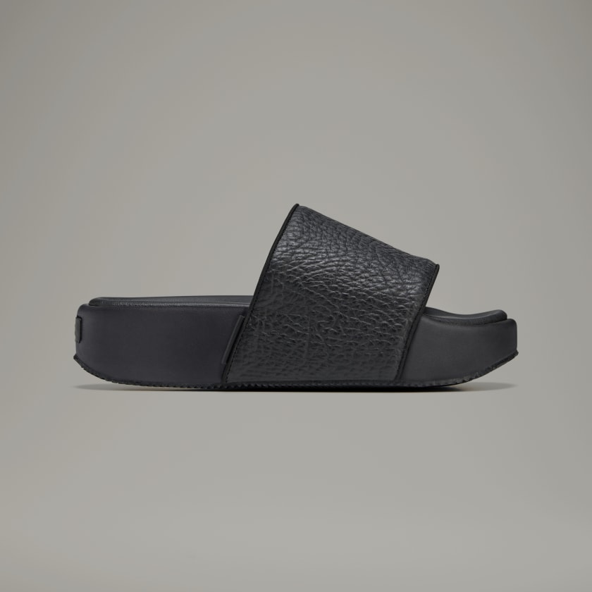 Y-3 leather flatform sandals - Grey