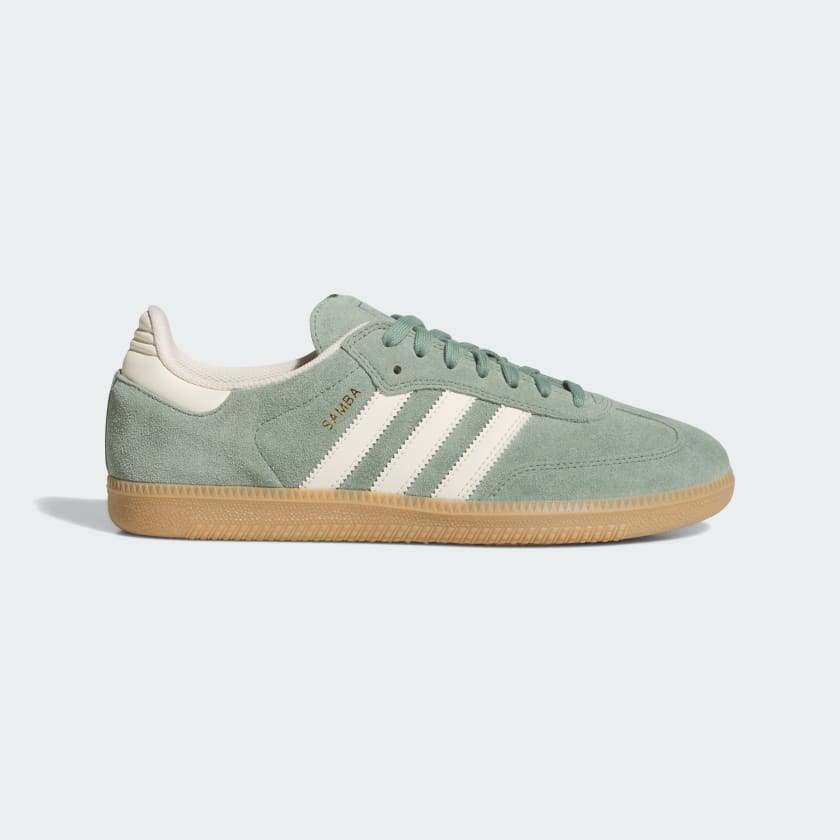 Green adidas samba deals