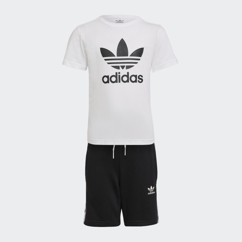 adicolor T-Shirt adidas adidas Shorts und Switzerland Weiß - Set |