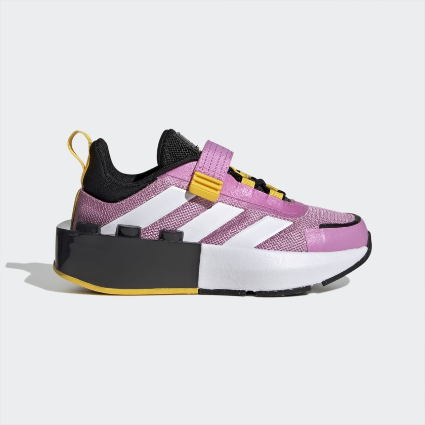 adidas x LEGO® Tech Elastic Lace Shoes - Purple | Kids' Lifestyle | adidas Sportswear