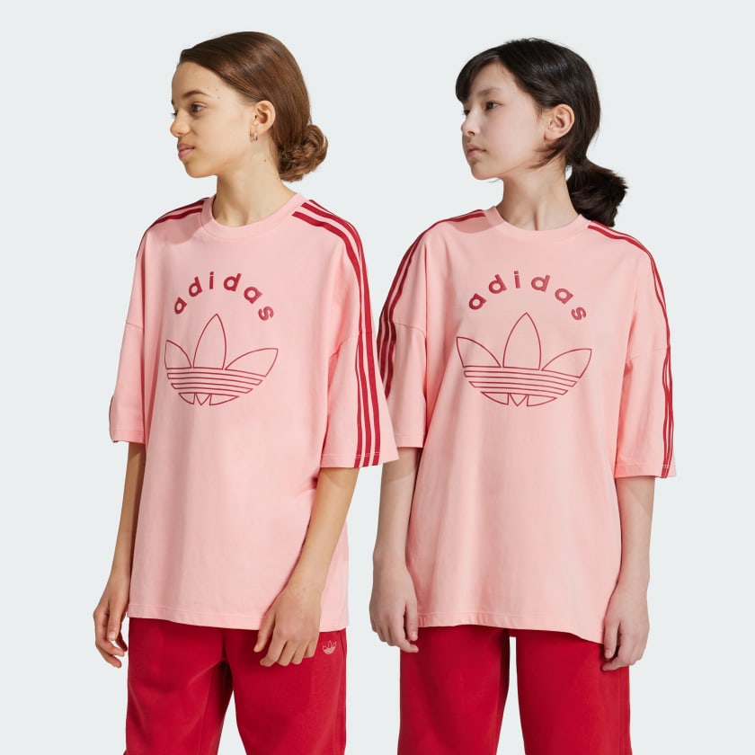 Adidas tee pink hot sale