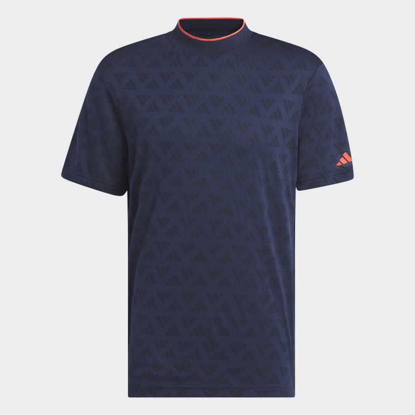★adidas★EQT POLO SHIRT ポロシャツ★追跡可 Adi_Jacquard_Mock_Polo_Shirt_B