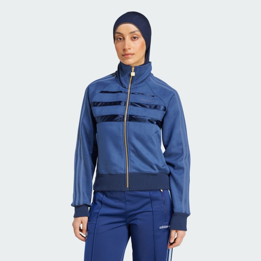 Adidas suede track jacket 2025