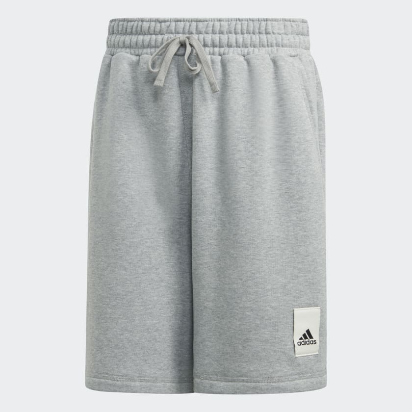 adidas Lounge Fleece Shorts Grey adidas Singapore