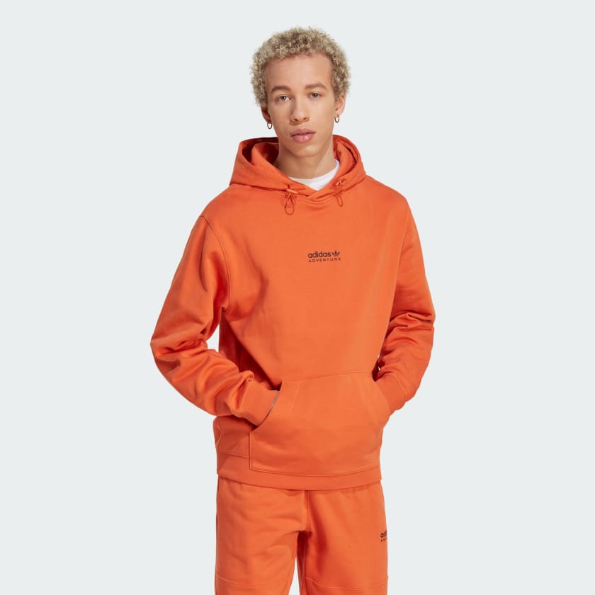 Buzo adidas naranja on sale