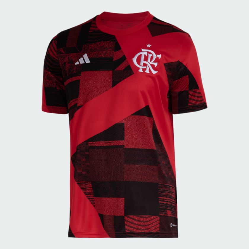 Camisa Pré-Jogo CR Flamengo - Vermelho adidas
