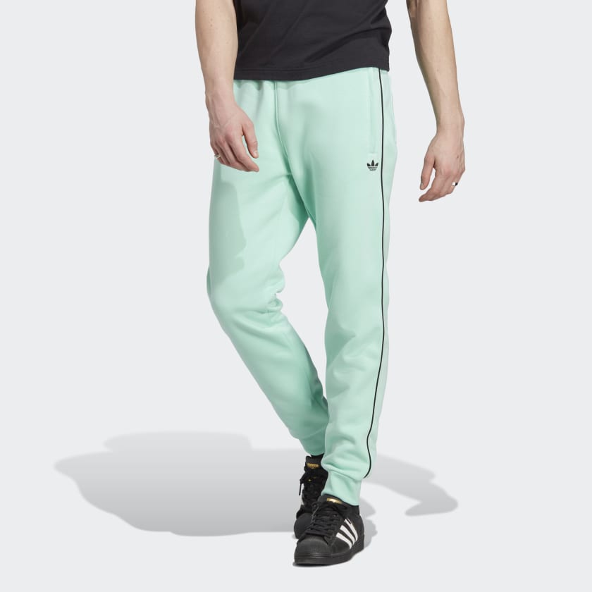 adidas Originals SST Track Pants Men's Workout Green  Mens green  tracksuit, Adidas originals superstar, Track pants mens