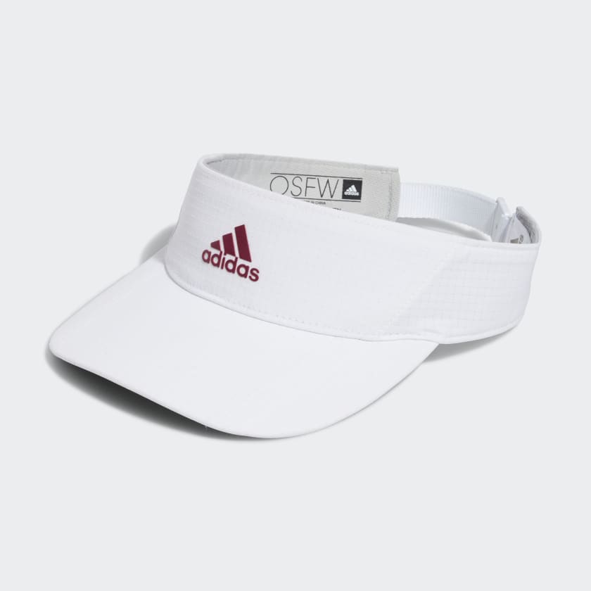 adidas white visor