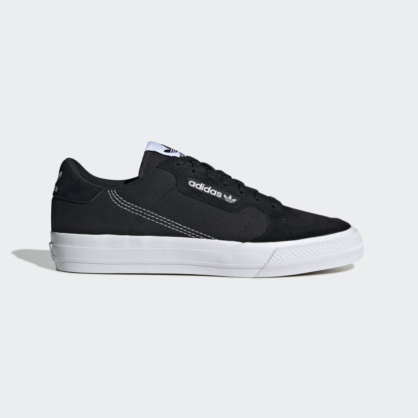 adidas Zapatillas Continental Vulc UNISEX Negro adidas Argentina