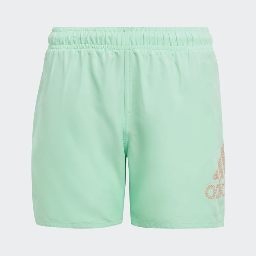 adidas Logo CLX Swim Shorts Green adidas UK