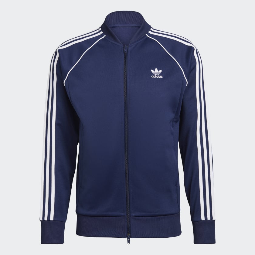 adidas Adicolor Classics Primeblue SST Track Jacket - Blue | Men's ...
