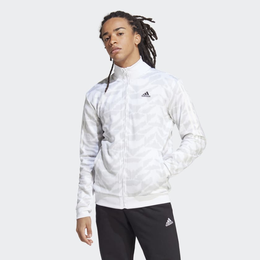 Lifestyle | White adidas - Men\'s | adidas Track Jacket US Tiro Up Suit