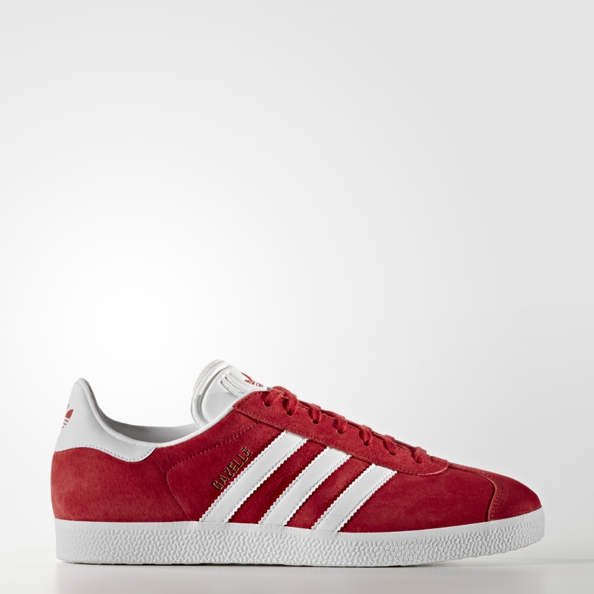 Adidas Originals Gazelle Trainers, Size: 9, Red