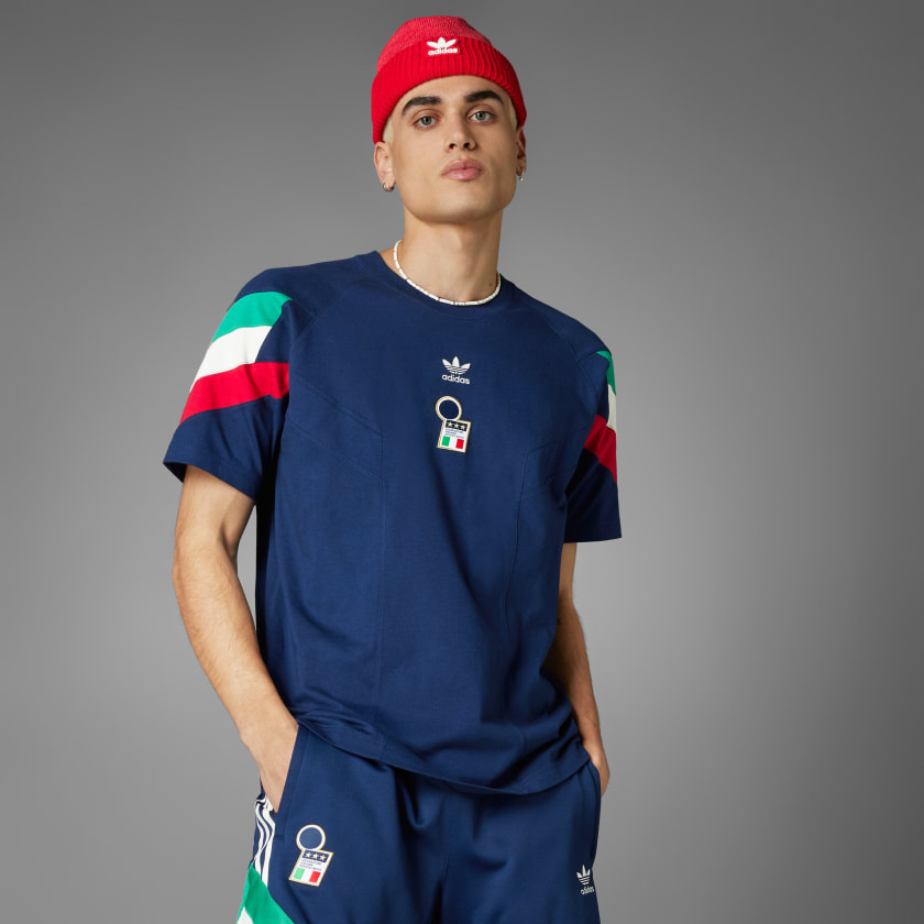 adidas Italien Originals T Shirt Blau adidas Deutschland