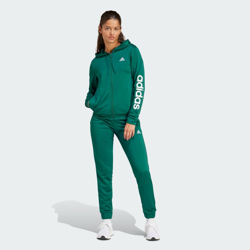 Green tracksuit adidas store