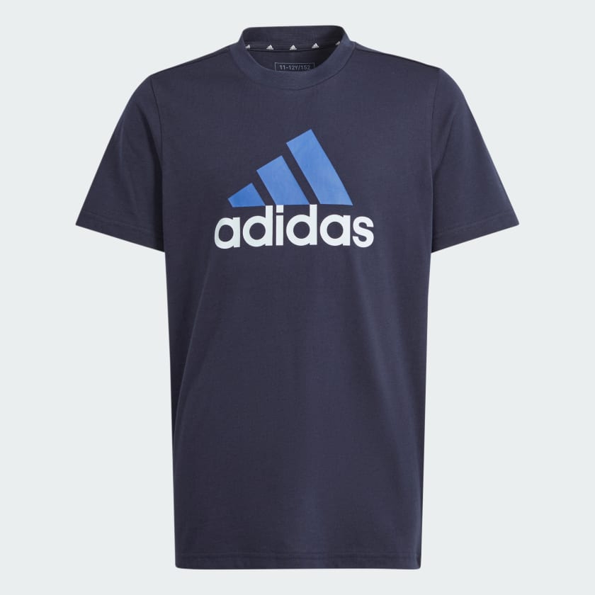 adidas Playera Essentials Dos Colores Logo Grande Algodon Azul adidas Mexico