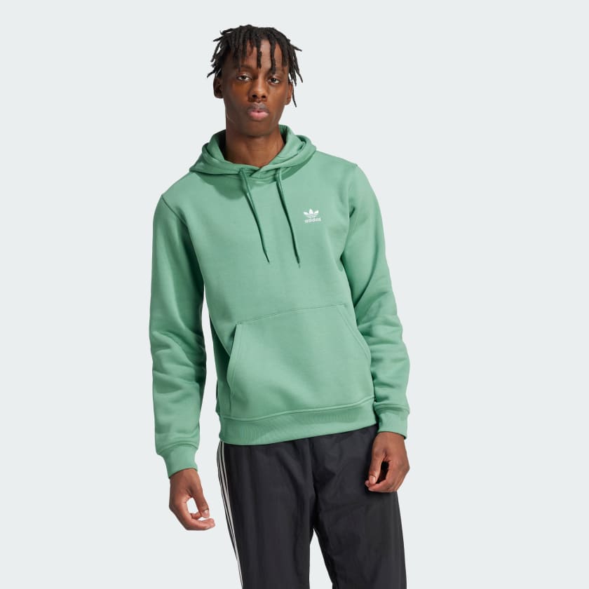 Adidas originals men's trefoil essentials hoodi sale