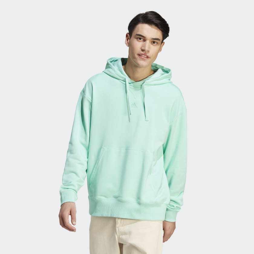 adidas ALL SZN French Terry Hoodie - Green | Men's Lifestyle | adidas ...