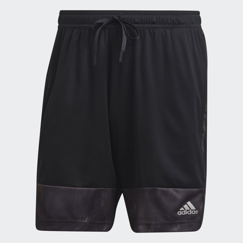adidas AEROREADY Workout Chalk Print Training Shorts Black adidas Thailand