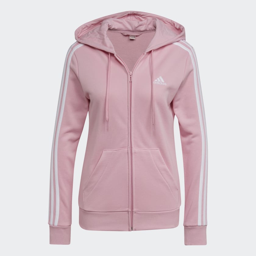 Hot pink adidas hoodie discount