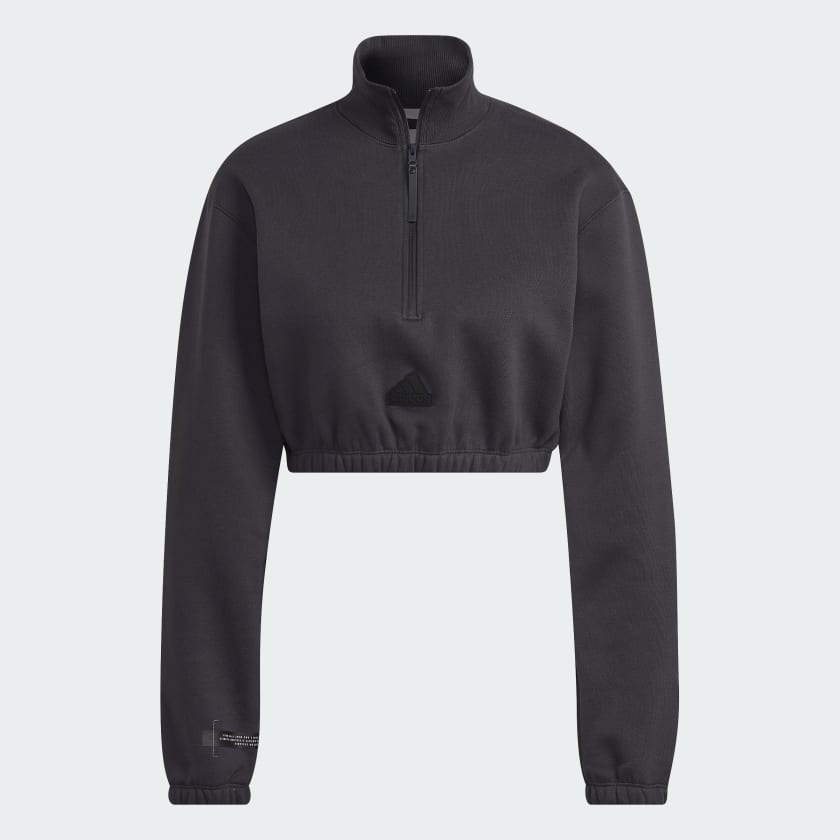 Half cropped hoodie store