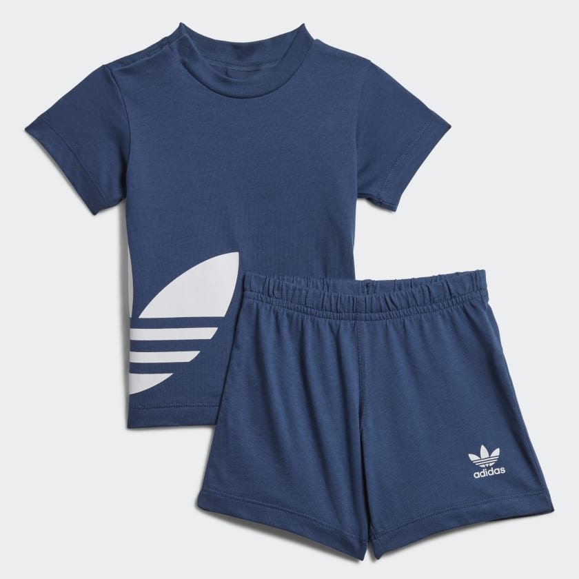 Adidas big trefoil shorts on sale
