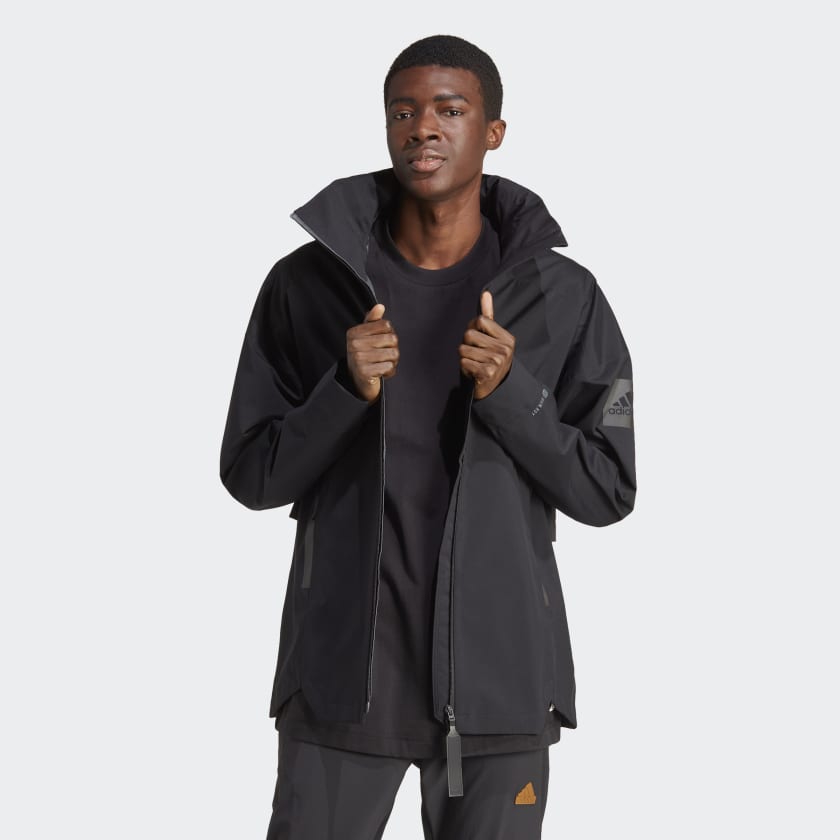 adidas MYSHELTER RAIN.RDY Jacket - Black | Men's Lifestyle | adidas US