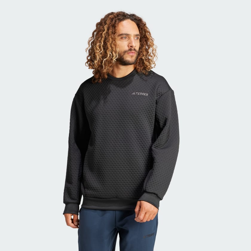 adidas Terrex Xploric Crewneck Sweater Black Free Shipping with adiClub adidas US