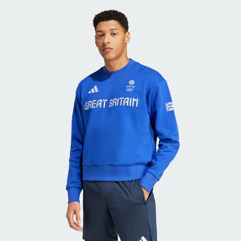 adidas Team GB Sweatshirt Blue adidas UK